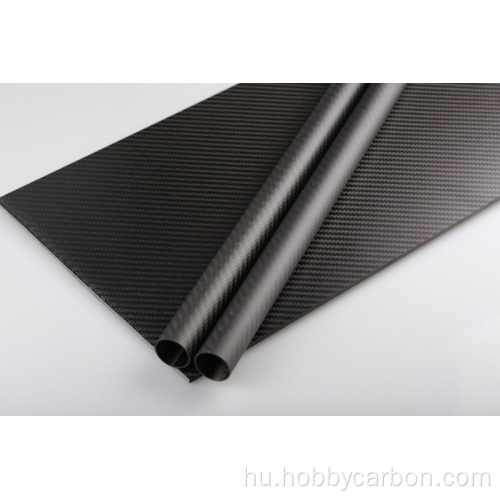 CNC vágás 3K szénszálas lemez OEMODM a Hobbycarbontól